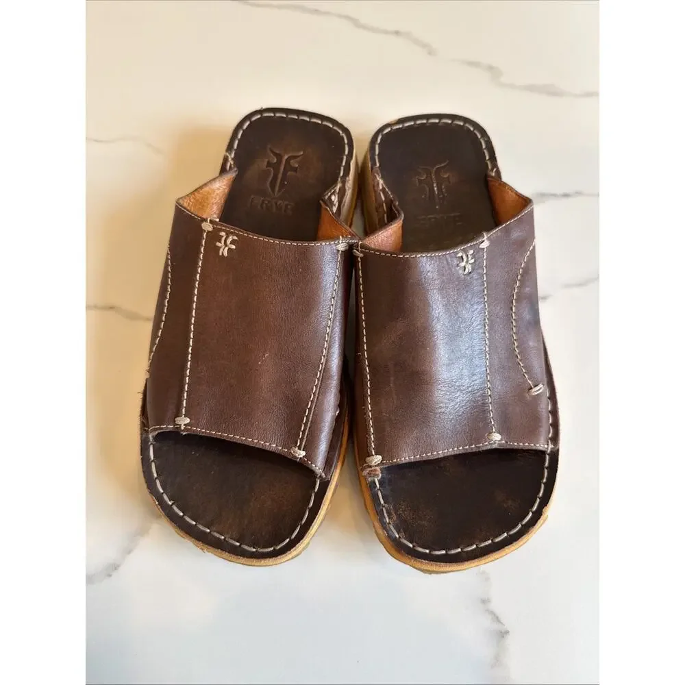Frye men leather